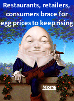 At least 9% of the U.S. egg-laying flock has been lost to the H5N1 avian influenza virus, and a major supply state, California, has lost an estimated 90% of its in-state production. The avian flu recently spread into three states that account for as much as one-third of U.S. egg production, Indiana, Ohio and Pennsylvania, and spring waterfowl migrations are just around the corner, threatening to spread the virus to even more farms.